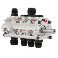 Oil Pumps - Oil Pumps - Dry Sump - Peterson Fluid Systems - Peterson R4 3 Stage Dry Sump Oil Pump - 1.200 in Pressure - Standard Volume - Passenger Side