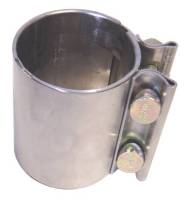 Pypes Exhaust Band Clamp - 3 in Diameter - Stainless