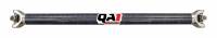 QA1 Dirt Late Model Traction Twist Carbon Fiber Drive Shaft - 35 in Long - 2.25 in OD - 1310 U-Joints