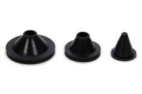 O-rings, Grommets and Vacuum Caps - Firewall Grommets - QuickCar Racing Products - QuickCar 1 Hole Firewall Grommet - 3/4/1-1/8/1-5/8 in OD - Black (Set of 3)