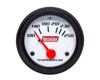 Gauges & Data Acquisition - Individual Gauges - QuickCar Racing Products - QuickCar LED Water Temp Gauge - 100-250 Degree F - Mechanical - Analog - 2 in Diameter - White Face
