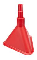 Funnels and Funnel Filters - Funnels - RCI - RCI Triangular Funnel - 14-1/4 in Wide x 16 in Long - Red