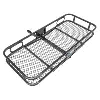 Reese Rambler Cargo Carrier - 48 x 20 in - 300 lb Capacity - 1-1/4 in Hitch Mount - Black
