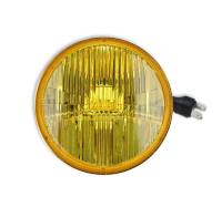 Holley Retrobright Sealed Beam LED Headlight - 5.75 in OD - Yellow Lens