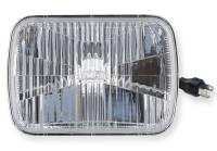 Holley Retrobright Sealed Beam LED Headlight - 5 in Tall x 7 in Wide - Modern White Lens