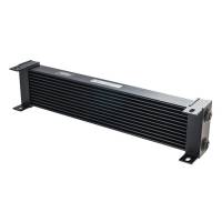 Setrab Oil Cooler - ProLine SLM Series - 20.750 x 4 x 1.500 in - Plate Type - 22 mm x 1.50 Female Inlet/Outlet - Black
