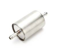 Specialty Products In-Line Fuel Filter - 5 Micron - 3/8 in Hose Barb Inlet - 3/8 in Hose Barb Outlet - Stainless