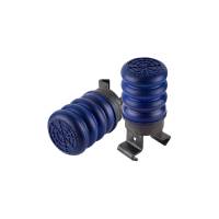 Supersprings SumoSprings Helper Spring Kit - Polyurethane - Blue Natural - 1400 lb - Trailer Axle (Pair)