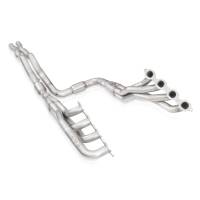 Stainless Works Long Tube Headers - 1-7/8 in Primary - 3 in Collector - Catted - X-Pipe - Stainless - GM Fullsize Truck 2020-21