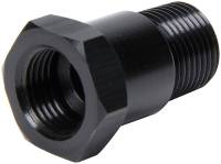 Ti22 Straight 5/8-18 in Female to 3/8 in NPT Male Adapter - Black - Mechanical Temperature Gauges