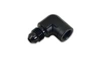 Vibrant Performance 90 Degree 3 AN Male to 1/8 in NPT Male Adapter - Black