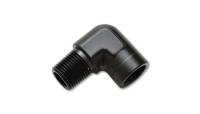 Vibrant Performance 90 Degree 1/8 in NPT Male to 1/8 in NPT Female Adapter - Black