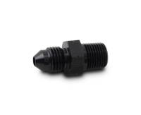 Vibrant Performance Straight 4 AN Male to 1/4-19 in BSPT Male Adapter - Black