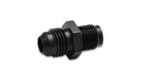 Vibrant Performance Straight 6 AN Male to 5/8-18 in Inverted Flare Male Adapter - Black