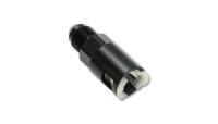 Vibrant Performance Straight 8 AN Male to 3/8 in SAE Female Quick Disconnect Adapter - Black