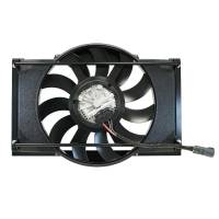 Vintage Air Monster Brushless Electric Fan - 19 in - Puller - 3500 CFM - 12V - Curved Blade - 27.75 x 20.1562 in x 3 in Thick - GM A-Body 1964-67