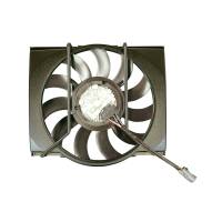 Vintage Air Monster Brushless Electric Fan - 19 in - Puller - 3500 CFM - 12V - Curved Blade - 22.875 x 22.875 in x 4 in Thick - GM F-Body 1967-69