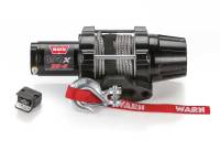 Warn VRX 35-S Winch - 3500 lb Capacity - Hawse Fairlead - Handlebar Switch - 3/16 in x 50 ft Synthetic Rope - 12V