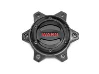 Warn Wheel Center Cap - Red Logo - Black - Warn Epic Wheels