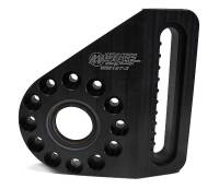 Wehrs Machine Pinion Mount Panhard Bar Bracket - Bolt-On - 12 Position - 2 in Extended Height - Black