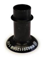 Wehrs Machine High Misalignment Rod End Bushing - 5/8 to 1/2 in Bore - 1.125 in Long - Black Oxide