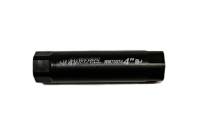 Wehrs Machine Aluminum Suspension Tube - 1 OD - 4 in Long - 3/4-16 in Female Thread - Black Oxide