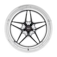 Weld S81 Wheel - 17 x 10 in - 8.000 in Backspace - 5 x 4.50 in Bolt Pattern - Black/Polished