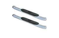 Westin Pro Traxx Step Bars - 4 in Oval Curved - Stainless - Polished - 2-Door - Ford Midsize SUV 2021-22 (Pair)
