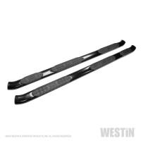 Westin Pro Traxx Step Bars - 5 in Oval Curved - Black - 6 ft 4 in Bed - Ram Fullsize Truck 2009-21 (Pair)