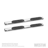 Westin Pro Traxx Step Bars - 6 in Oval Straight - Stainless - Polished - GM Fullsize Truck 2019-21 Crew Cab (Pair)