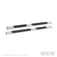 Westin R5 Oval Step Bars - 5 in OD - Stainless - Polished - Ram Fullsize Truck 2009-21 Crew Cab (Pair)