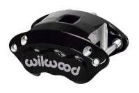 Wilwood Brake Calipers - Wilwood D154 Dual Piston Forged Billet Floater Brake Calipers - Wilwood Engineering - Wilwood D154 Brake Caliper - 2 Piston - Black - 12.190 in OD x 0.810 in Thick Rotor - 5.460 in Floating Mount