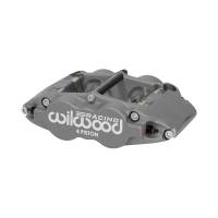 Wilwood Superlite Brake Caliper - 4 Piston - Gray - 14.00 in OD x 1.250 in Thick Rotor - 5.980 in Radial Mount - Passenger Side