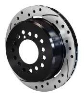 Wilwood SRP Passenger Side Drilled/Slotted Brake Rotor - 12.19 in OD - 0.81 in Thick - 5 x 4.50 in Bolt Pattern - Black