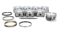 Wiseco Professional Series Forged Piston and Ring Set - 4.010 in Bore - 1.2 x 1.2 x 3.0 mm Ring Grooves - Minus 3.20 cc - GM LS-Series