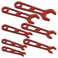 Billet Specialties AN Hose End Wrench Set - 7 Piece - 3 AN to 16 AN - Red