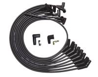 Moroso Ultra 8mm Plug Wire Set - Small Block Chevy Over Valve Cover - Black