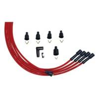 Moroso Ultra 8mm Plug Wire Set - Universal 4-Cylinder - Red