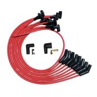 Moroso Ultra 8mm Plug Wire Set - Small Block Chevy - Over Valve Cover - Red