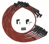 Moroso Ultra 8mm Plug Wire Set - Small Block Chevy - Under Valve Cover - Red