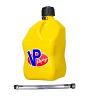 VP Racing Motorsports Container - Square - 5.5 Gallon - Yellow w/Hose