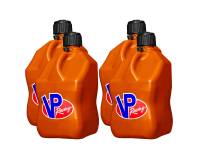 VP Racing Motorsports Container - Square - 5.5 Gallon - Orange (Case of 4)
