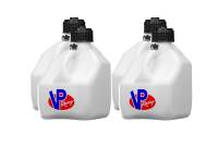 VP Racing Motorsports Container - Square - 3 Gallon - White (Case of 4)
