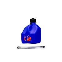 VP Racing Motorsports Container w/ Hose - Square - 3 Gallon - Blue