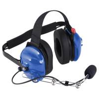 Rugged H42 Behind the Head (BTH) Headset for 2-Way Radios - Light Blue