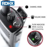 Rugged Radios - Rugged RDH-X Waterproof Business Band Handheld - Digital and Analog - Image 5