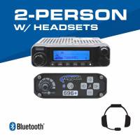 Rugged 2-Person - 696 Complete Communication System - with Ultimate Headsets