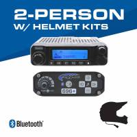 Radios, Transponders & Scanners - Rugged Radios - Rugged 2-Person - 696 Complete Communication System - with Helmet Kits