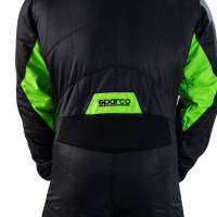 Sparco - Sparco Sprint Suit - Black/Green - Size Euro 48 - Image 6