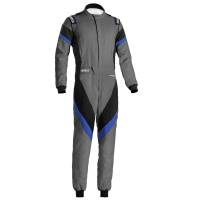 Sparco Victory 3.0 Suit - Gray/Blue - Size Euro 60